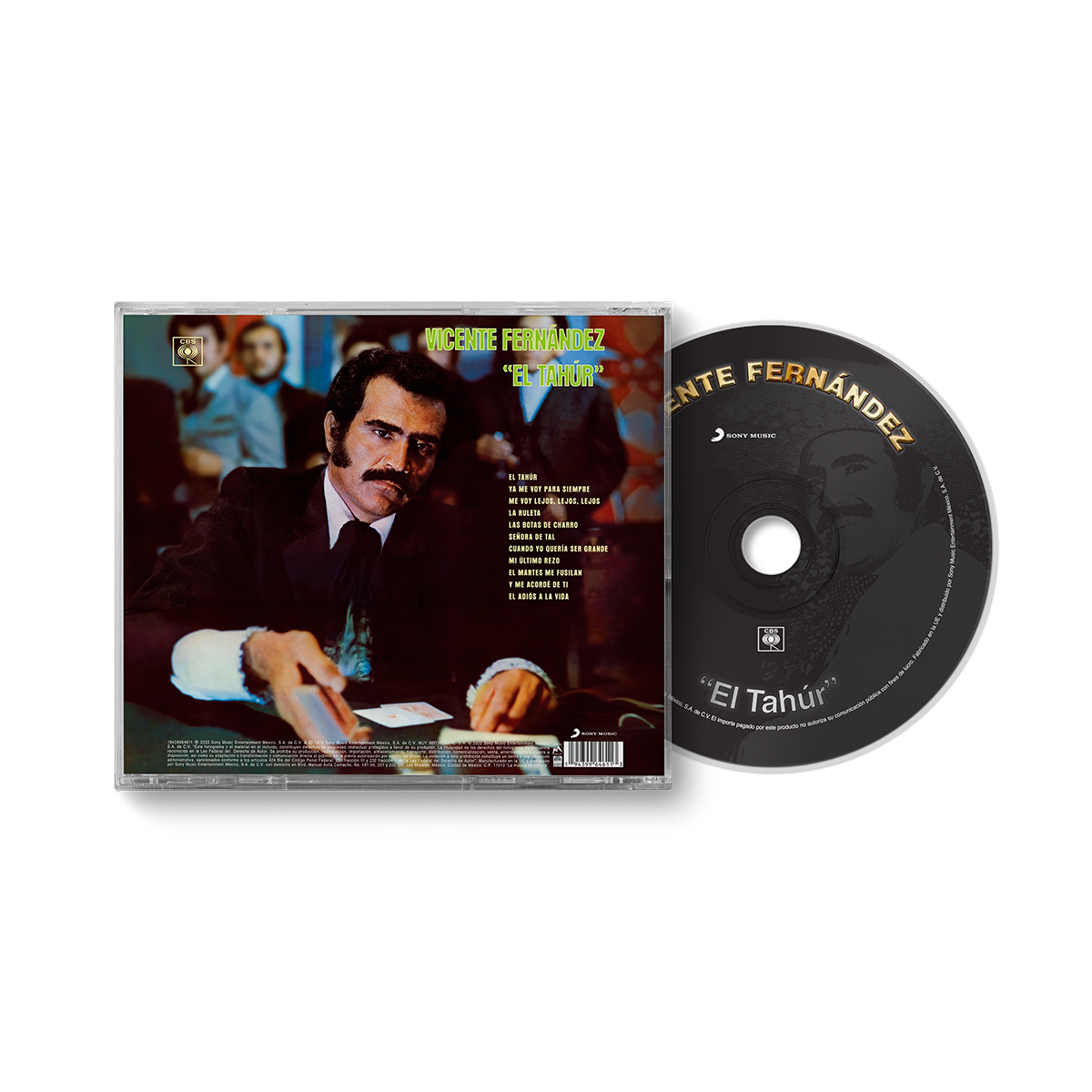 Vicente Fernández - El Tahúr CD