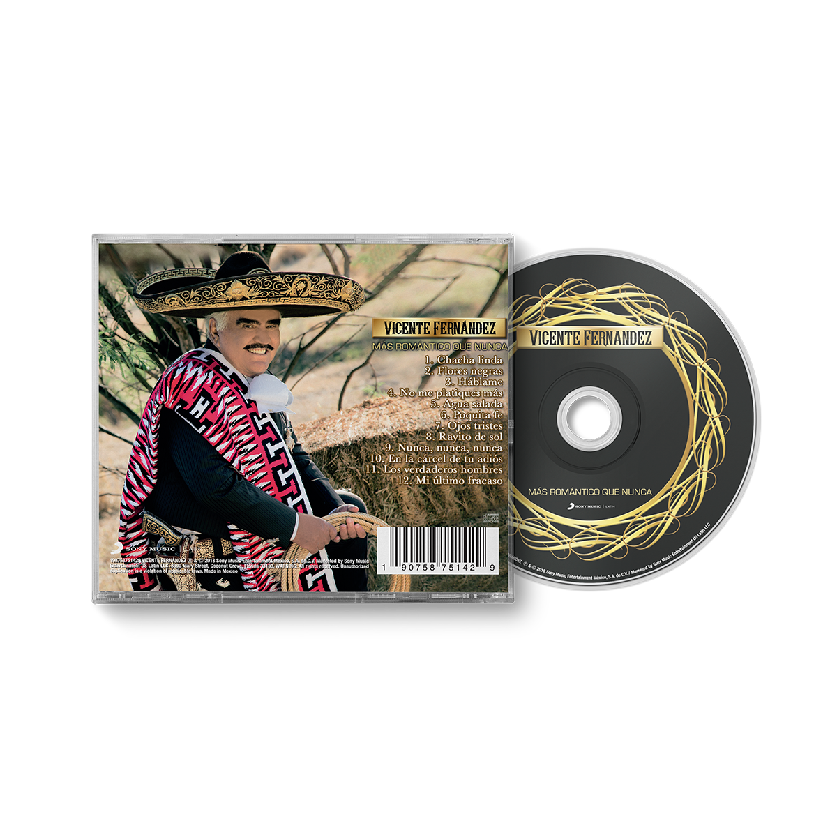 Vicente Fernández - Más Romántico Que Nunca CD