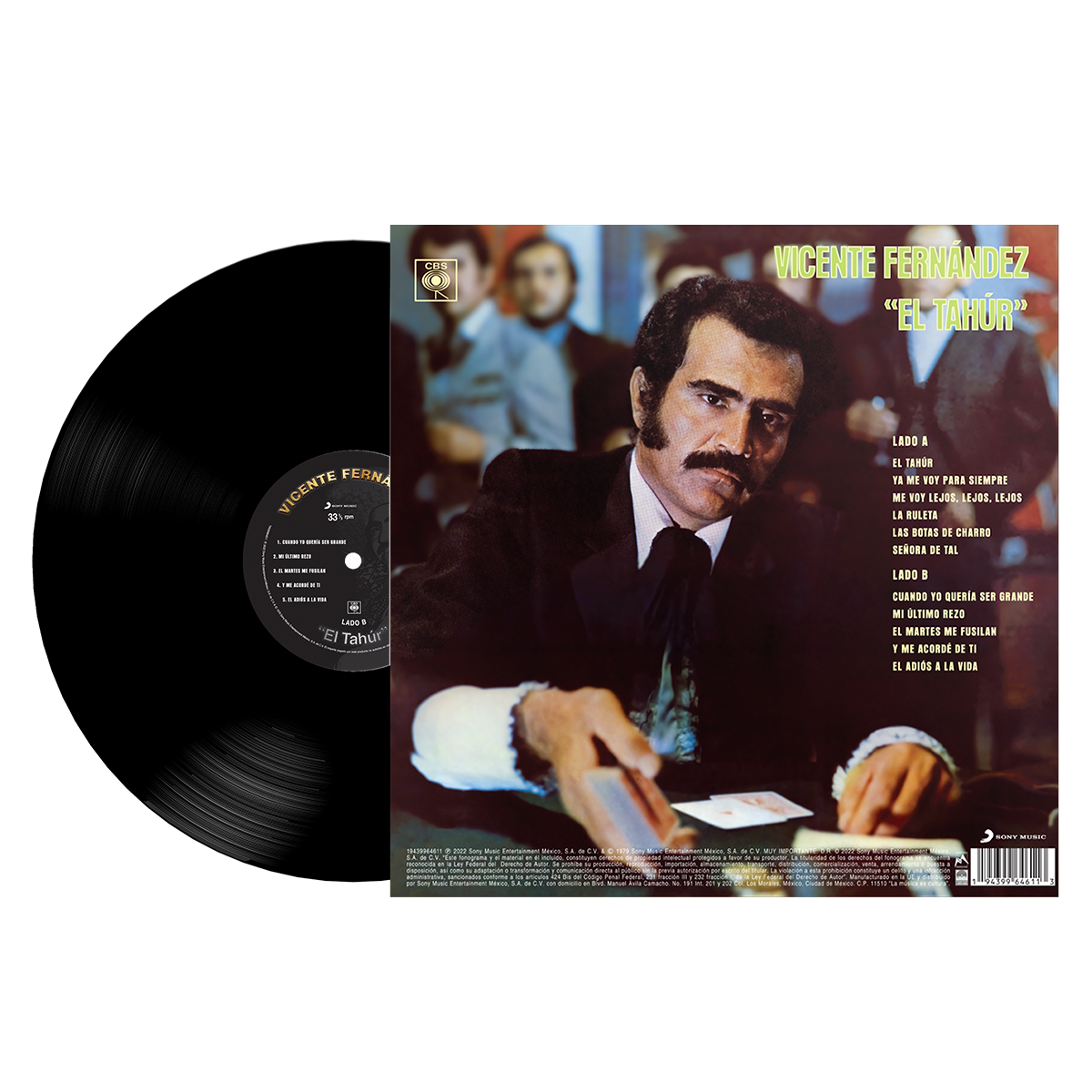 Vicente Fernández - El Tahúr Vinyl
